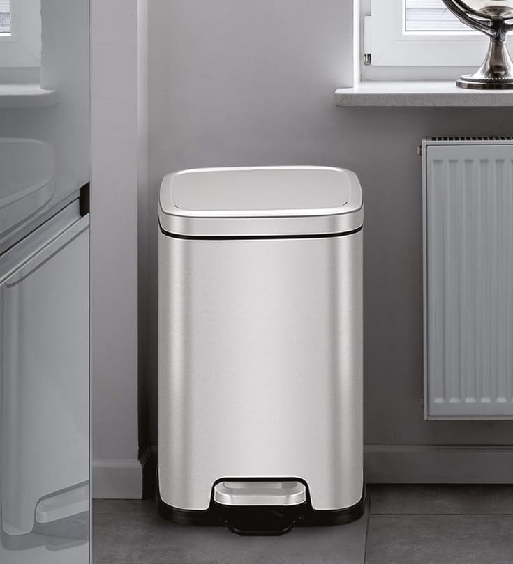 Stainless Steel Dustbins, reference design 018
